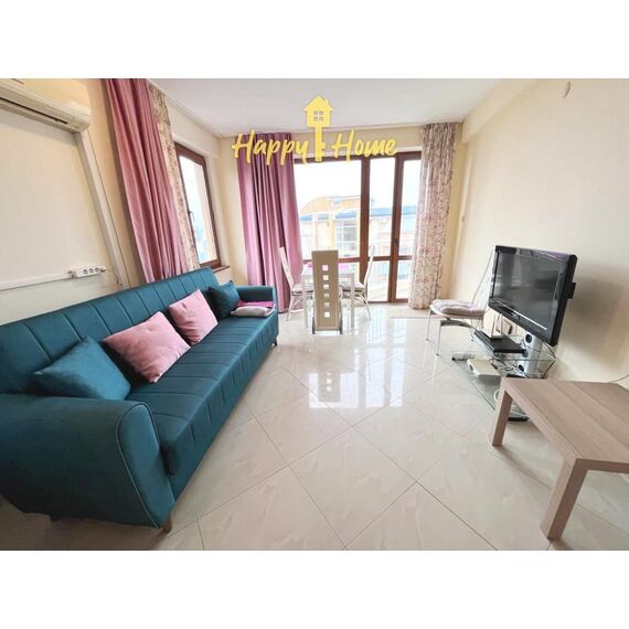 Apartment 2-room 1+1 by the sea in Nesebar (Ravda) Bulgaria area 50m² 4 floor, 3 image