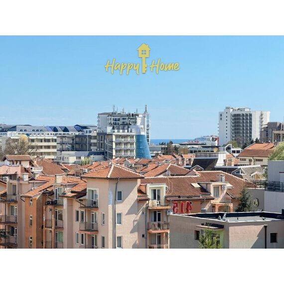 Apartment 2-room 1+1 by the sea in Nesebar (Sunny Beach) Bulgaria area 73m² 6 floor