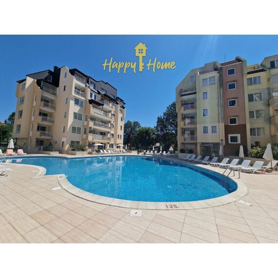 Apartment 2-room 1+1 by the sea in Nesebar (Sunny Beach) Bulgaria area 63m² 5 floor