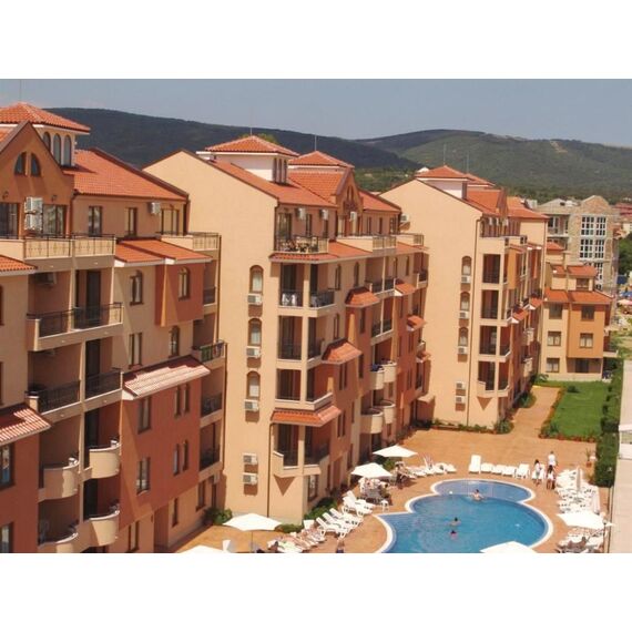 Apartment 2-room 1+1 by the sea in Nesebar (Sunny Beach) Bulgaria area 53m² 6 floor