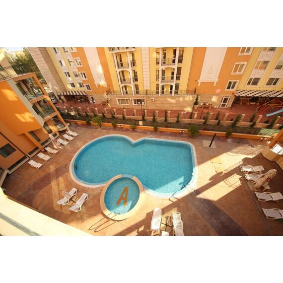 Apartment 2-room 1+1 by the sea in Nesebar (Sunny Beach) Bulgaria area 66m² 2 floor