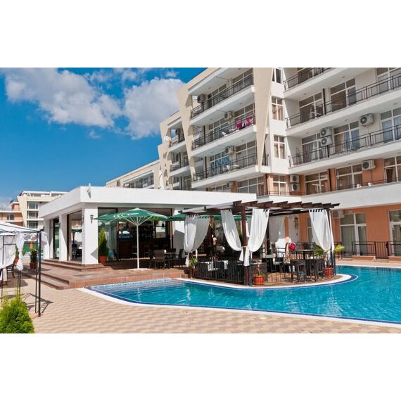 Apartment 2-room 1+1 by the sea in Nesebar (Sunny Beach) Bulgaria area 47m² 5 floor