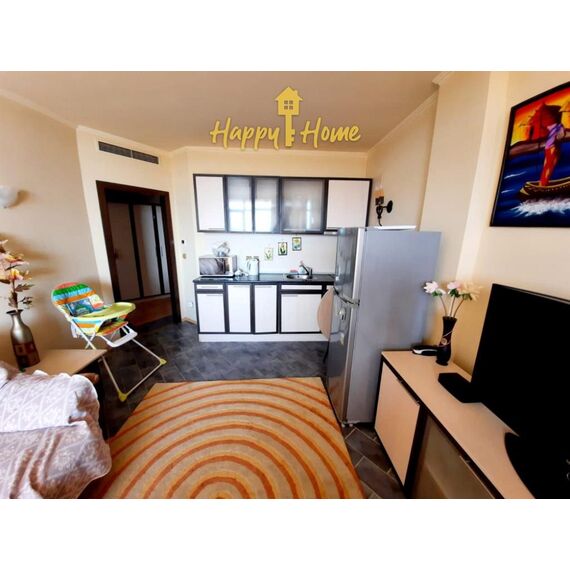 Apartment 2-room 1+1 by the sea in Nesebar (Elenite) Bulgaria area 75m² 6 floor, 4 image