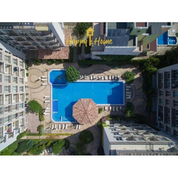 Apartment 2-room 1+1 by the sea in Nesebar (Sunny Beach) Bulgaria area 53.32m² 3 floor