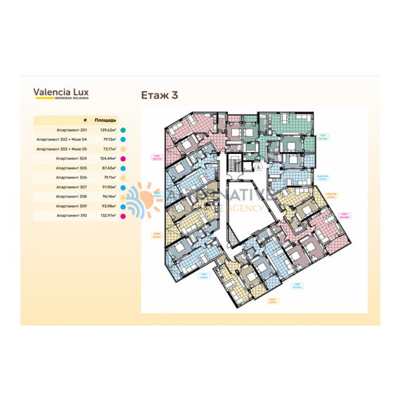 Apartment 2-room 1+1 in Nesebar Bulgaria area 73m² 3 floor, 9 image
