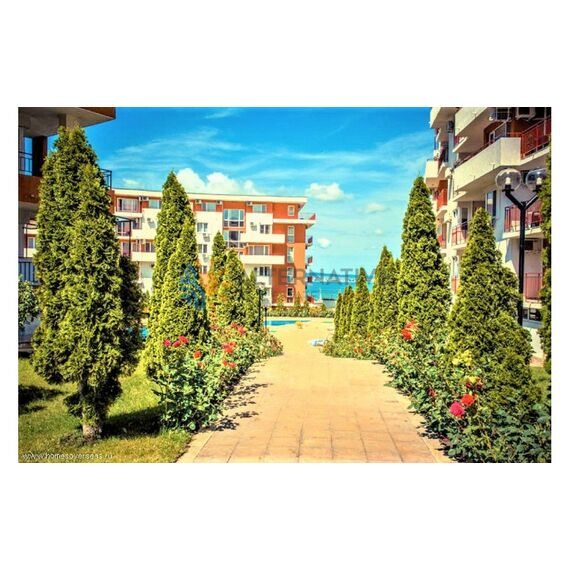 Apartment 2-room 1+1 in Nesebar (Sveti Vlas) Bulgaria area 69m² , 3 image