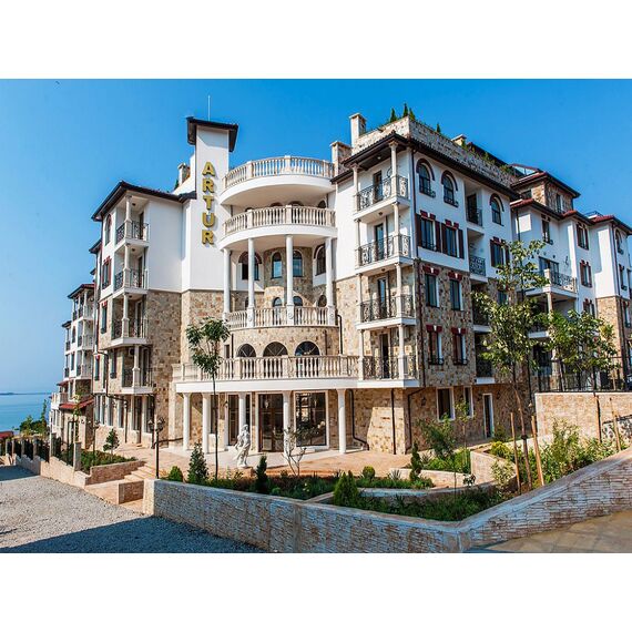 Apartment 2-room 1+1 by the sea in Nesebar (Sveti Vlas) Bulgaria area 70m² 4 floor, 9 image