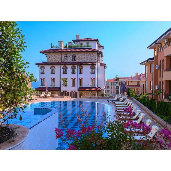 Apartment 2-room 1+1 by the sea in Nesebar (Sveti Vlas) Bulgaria area 70m² 4 floor, 15 image