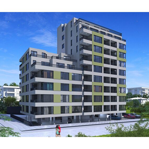 Квартира 2-комнатная 1+1 в Варне площадь 59.37м² 2 этаж, изображение 3