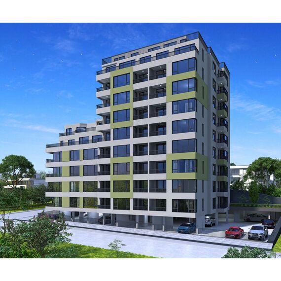 Квартира 2-комнатная 1+1 в Варне площадь 59.37м² 2 этаж, изображение 2
