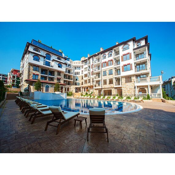 Apartment 2-room 1+1 by the sea in Nesebar (Sveti Vlas) Bulgaria area 70m² 4 floor, 11 image