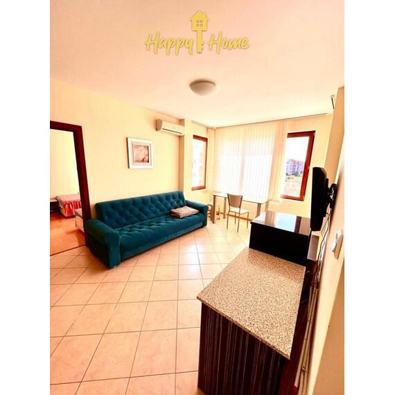 Apartment 2-room 1+1 by the sea in Nesebar Bulgaria area 58m² 4 floor, 3 image