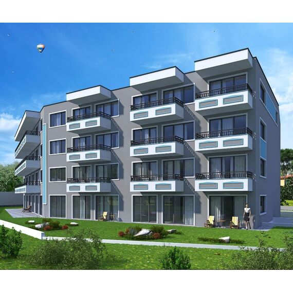 Квартира 2-комнатная 1+1 у моря в Варне площадь 58.58м² 4 этаж, изображение 3