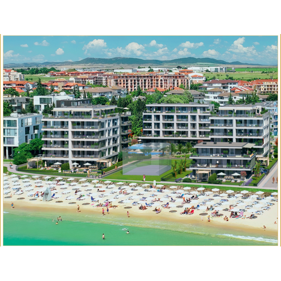 Apartment 2-room 1+1 by the sea in Nesebar (Ravda) Bulgaria area 83.05m² 2 floor, 10 image