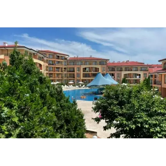Apartment 2-room 1+1 by the sea in Nesebar (Sveti Vlas) Bulgaria area 68m² 2 floor
