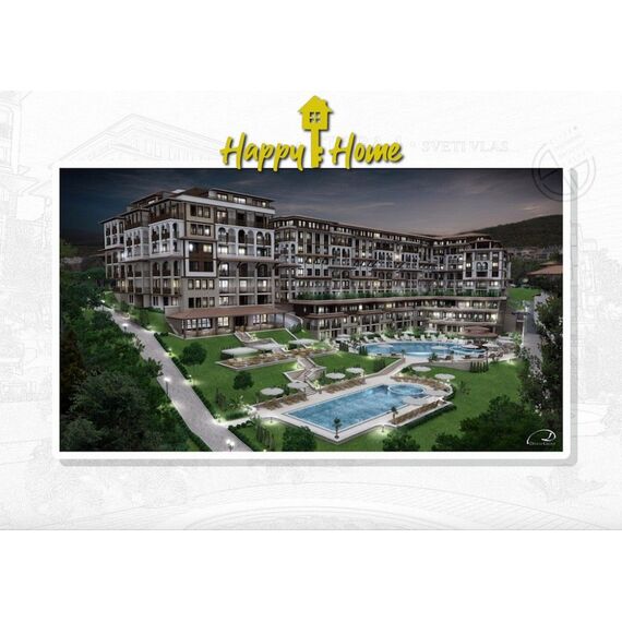 Apartment 2-room 1+1 by the sea in Nesebar (Sveti Vlas) Bulgaria area 44m² 4 floor, 8 image