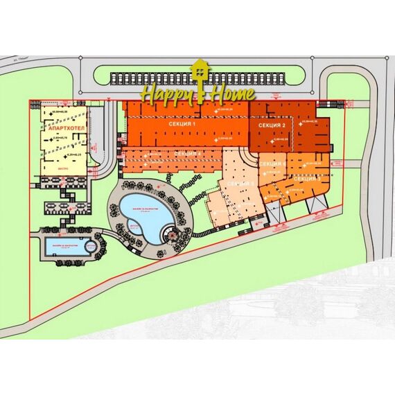 Apartment 2-room 1+1 by the sea in Nesebar (Sveti Vlas) Bulgaria area 44m² 4 floor, 6 image