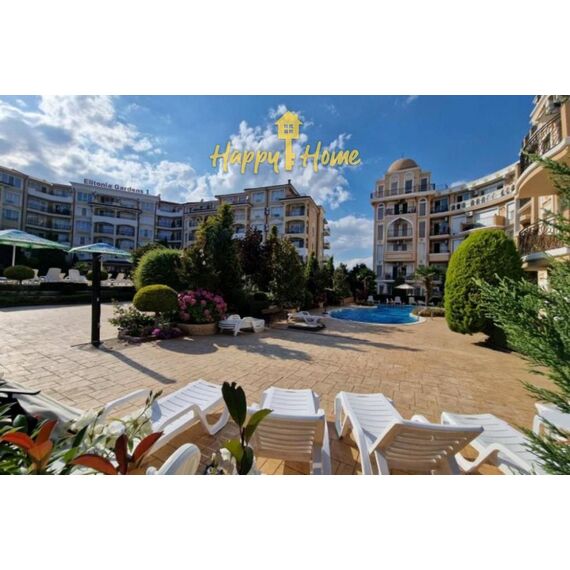 Apartment 1-room 1+0 studio by the sea in Nesebar (Ravda) Bulgaria area 43m² 3 floor