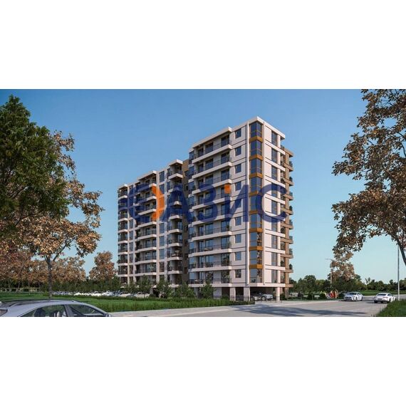 Квартира 2-комнатная 1+1 в Бургасе площадь 64.8м² 8 этаж, изображение 7