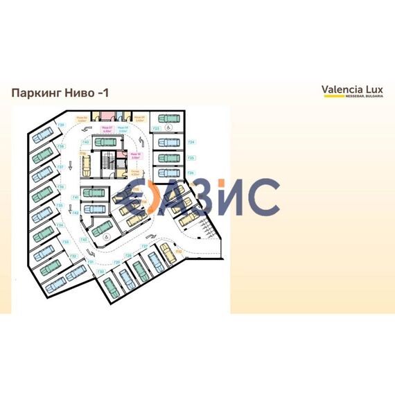 Квартира 2-комнатная 1+1 в Несебре площадь 73.2м² 3 этаж, изображение 11