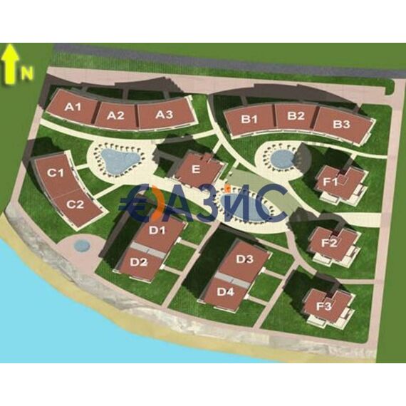 Apartment 2-room 1+1 in Nesebar (Sveti Vlas) Bulgaria area 75m² 1 floor, 19 image