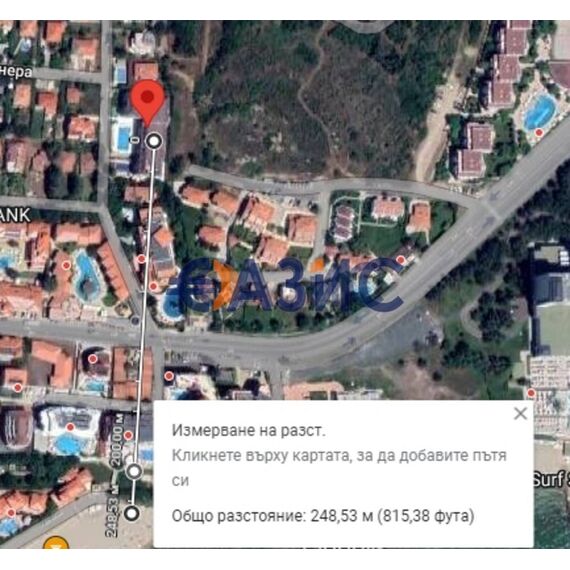 Квартира 3-комнатная 2+1 в Несебре (Солнечный Берег) площадь 71м² 5 этаж