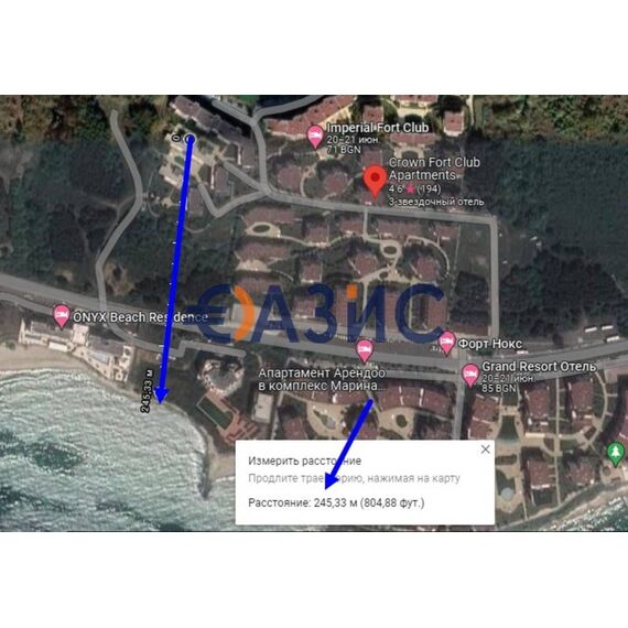 Apartment 2-room 1+1 in Nesebar (Sveti Vlas) Bulgaria area 90m² 4 floor, 19 image