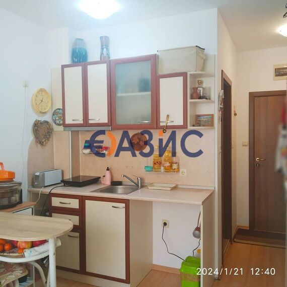 Apartment 1-room in Nesebar (Sunny Beach) Bulgaria area 28m² 2 floor, 3 image