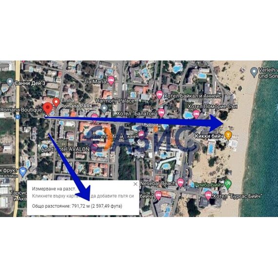 Apartment 2-room 1+1 in Nesebar (Sunny Beach) Bulgaria area 107.2m² 5 floor, 17 image
