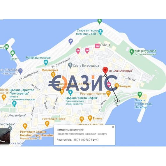 Коммерческая недвижимость в Несебре 40м²