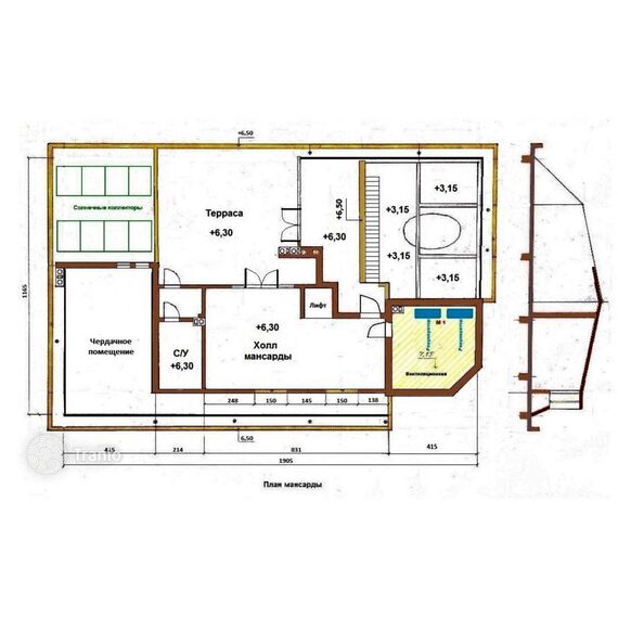 Дом в Сливене площадь 922м² 4-этажный, изображение 10