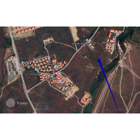 Land in Nesebar (Kosharitsa) Bulgaria plot within city limits 1250m² , 3 image