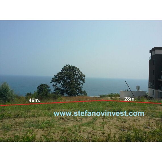 Land by the sea in Byala Bulgaria plot in the village 1328m² , 2 image