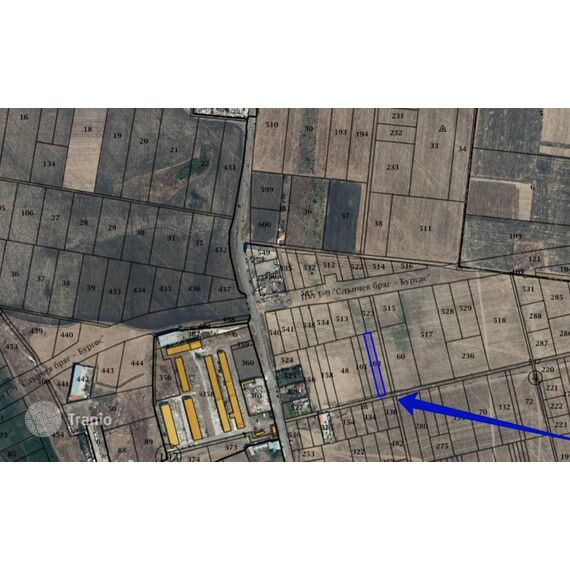 Land in Pomorie (Aheloy) Bulgaria plot within city limits 1318m² , 2 image