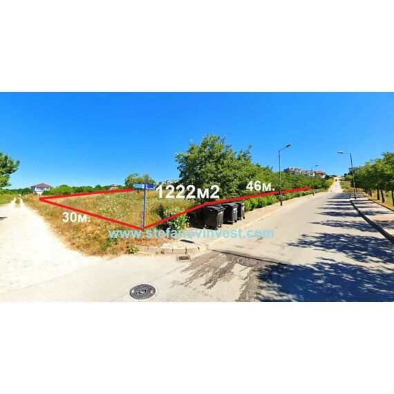 Land by the sea in Byala Bulgaria plot within city limits 1222m² , 10 image