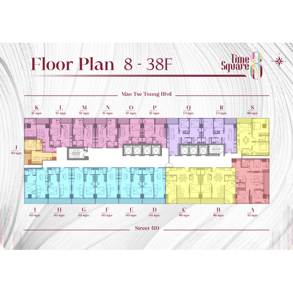 Квартира 1-комнатная студия 1+0 в Пномпене площадь 40м² 8 этаж, изображение 18