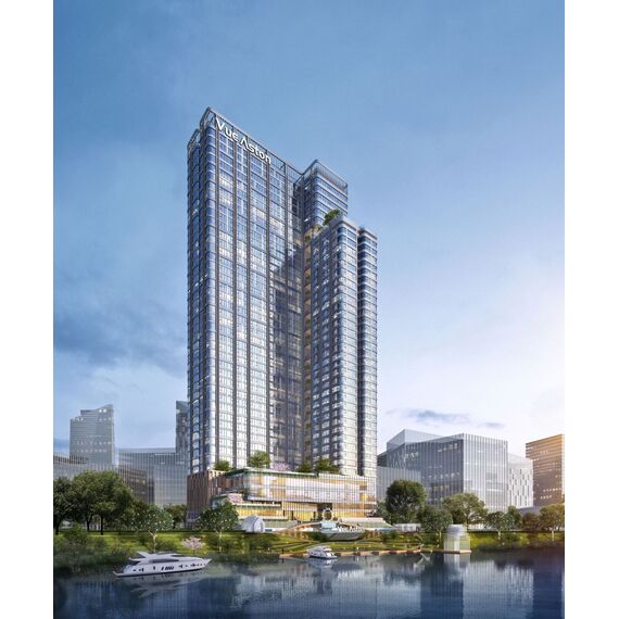 Квартира 2-комнатная 1+1 в Пномпене площадь 74.3м² 20 этаж в ЖК Vue Aston, изображение 3