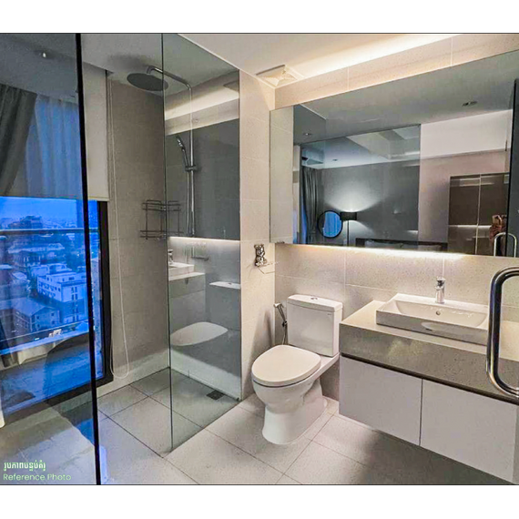 Квартира 2-комнатная 1+1 в Пномпене площадь 40м² 29 этаж, изображение 6