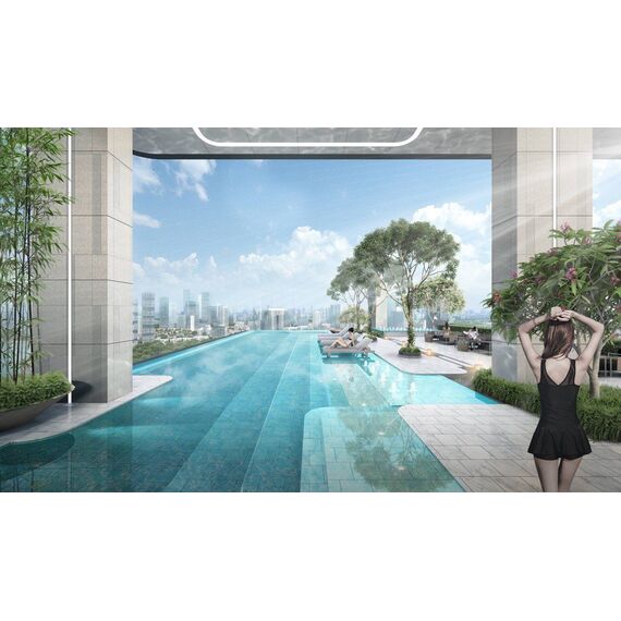 Квартира 2-комнатная 1+1 в Пномпене площадь 73.97м² в ЖК Vue Aston, изображение 4