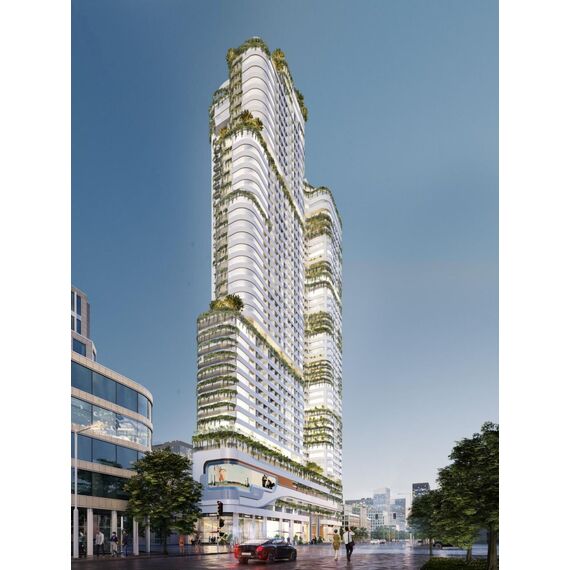 Квартира 3-комнатная 2+1 в Пномпене площадь 74м² 20 этаж
