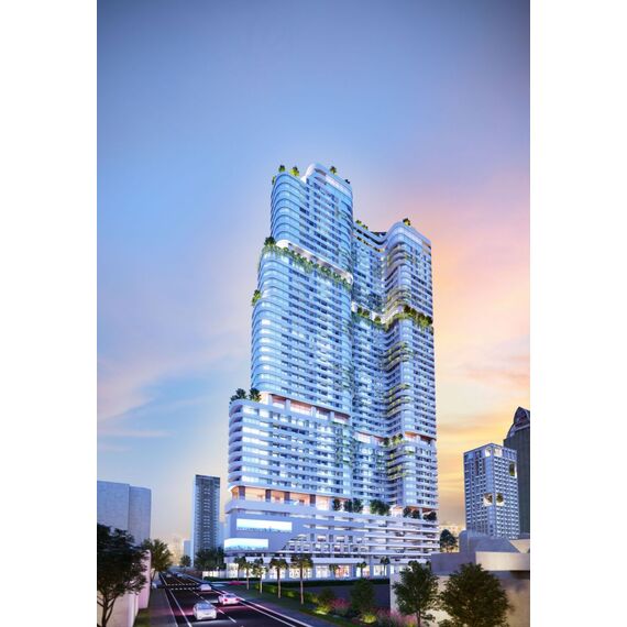 Квартира 2-комнатная 1+1 в Пномпене площадь 74.33м² в ЖК Le Condé, изображение 13