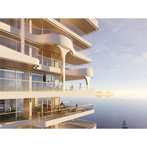 Apartment 2-room 1+1 by the sea in Sihanoukville Cambodia area 40m² 19 floor in RC Time Square Ocean View, 10 image