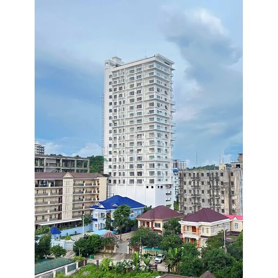 Apartment 1-room 1+0 studio by the sea in Sihanoukville Cambodia area 36m² 8 floor in RC Air Apartments, 8 image