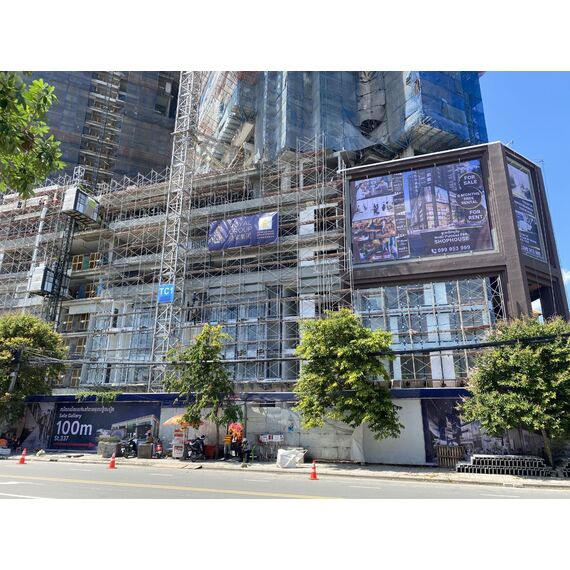 Квартира 1-комнатная студия 1+0 в Пномпене площадь 50м² 16 этаж, изображение 2