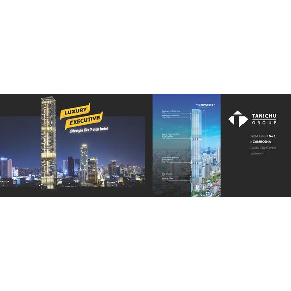 Квартира 3-комнатная 2+1 в Пномпене площадь 178м² 12 этаж, изображение 5