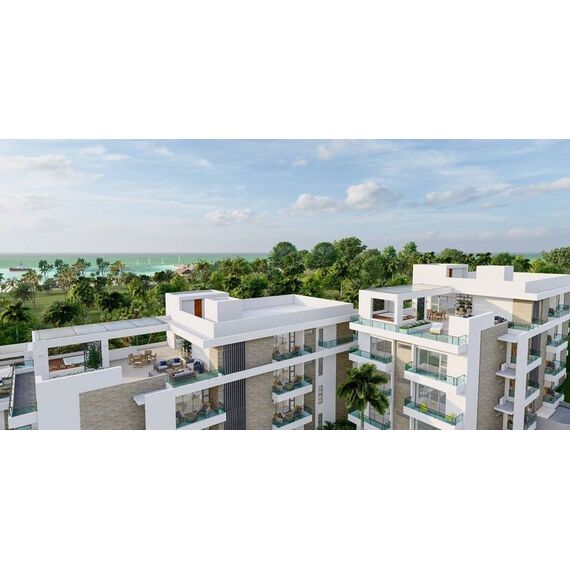 Apartment 3-room 2+1 in Cabarete (Cabarete) Dominican Republic area 140m²