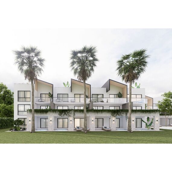 Квартира 2-комнатная 1+1 в Пунта-Кана (Баваро) площадь 67м²