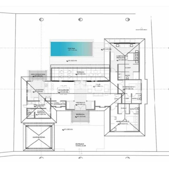 Villa in Punta Cana Dominican Republic area 290m² 1 floors, 5 image