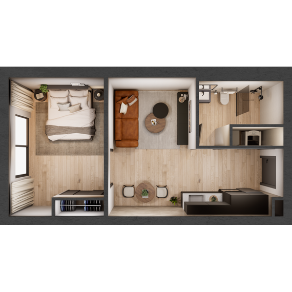 Apartment 2-room 1+1 in Santo Domingo Norte (Santo Domingo Norte) Dominican Republic area 50m², 5 image