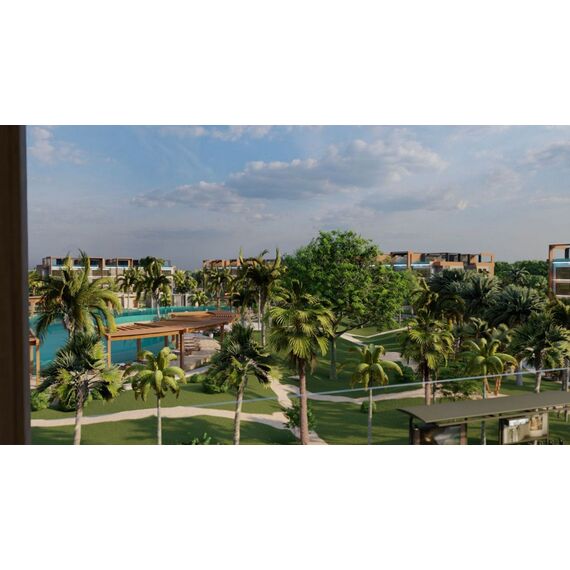 Квартира 2-комнатная 1+1 в Пунта-Кана (Баваро) площадь 52м², изображение 16
